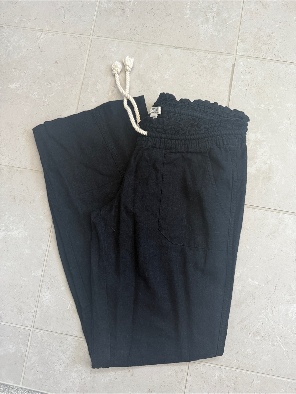 Low Rise Linen Pant